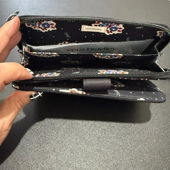 Vera Bradley Moonless Night Large Tab Wallet - Picture 5 of 6